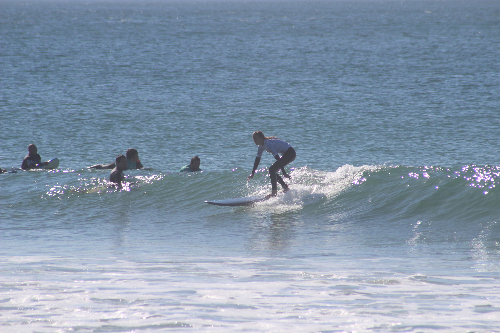 Lisbon surfing wave