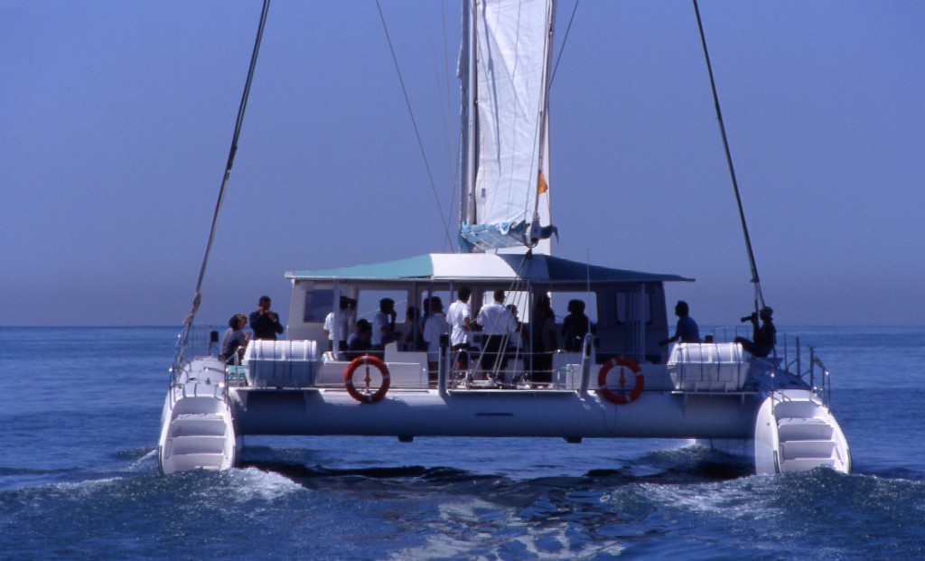 Spacious catamaran in Barcelona