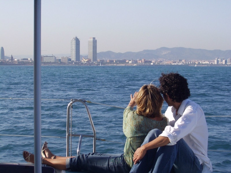 Romantic sailing tour Barcelona