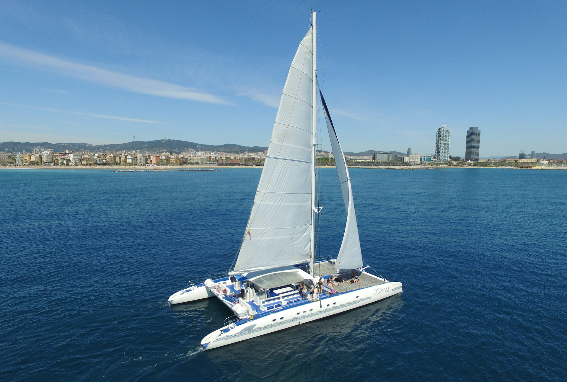 Sailing in Barcelona