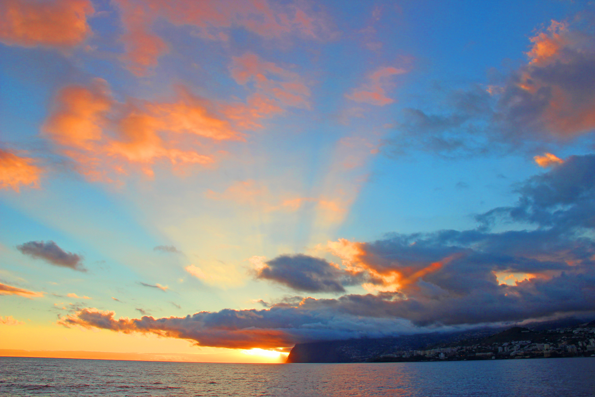 Sunset in Madeira