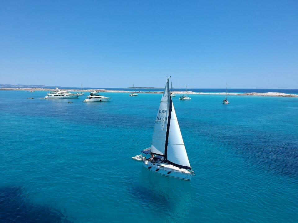 Sailing boat Formentera