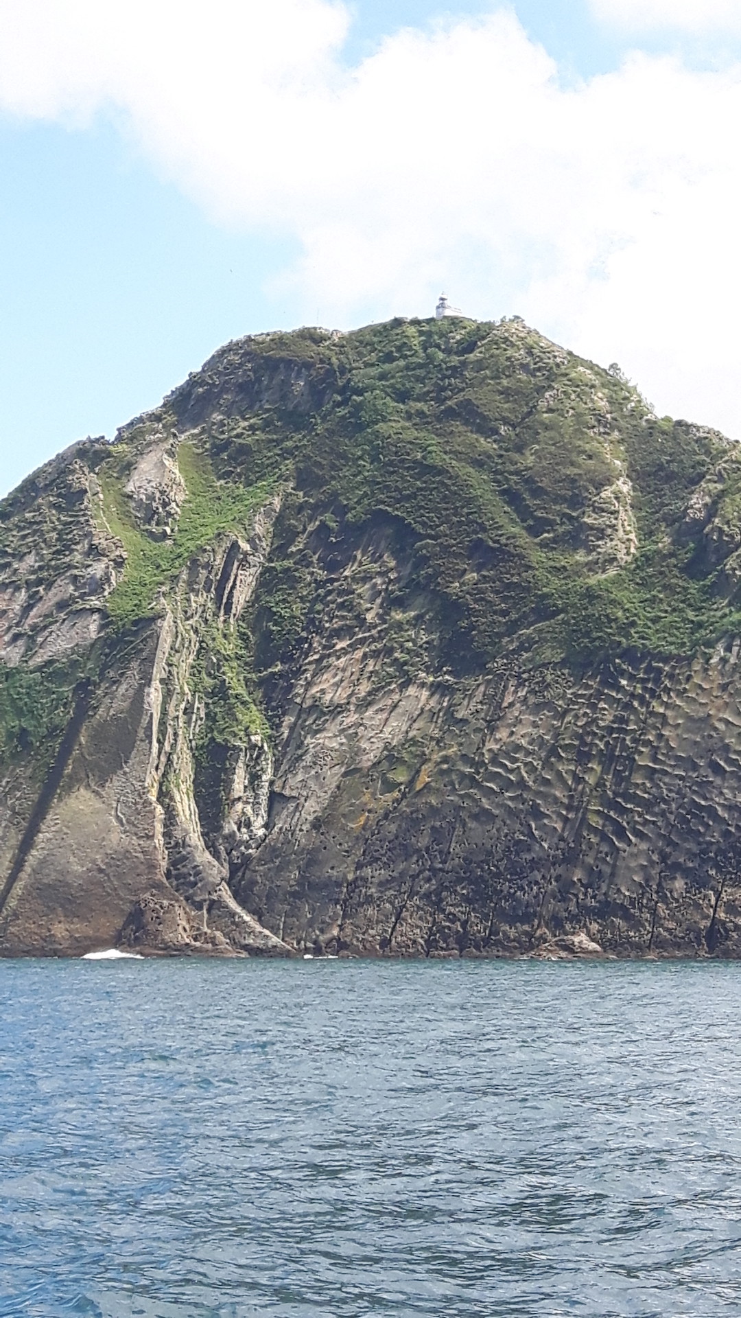 Amazing cliffs San Sebastian