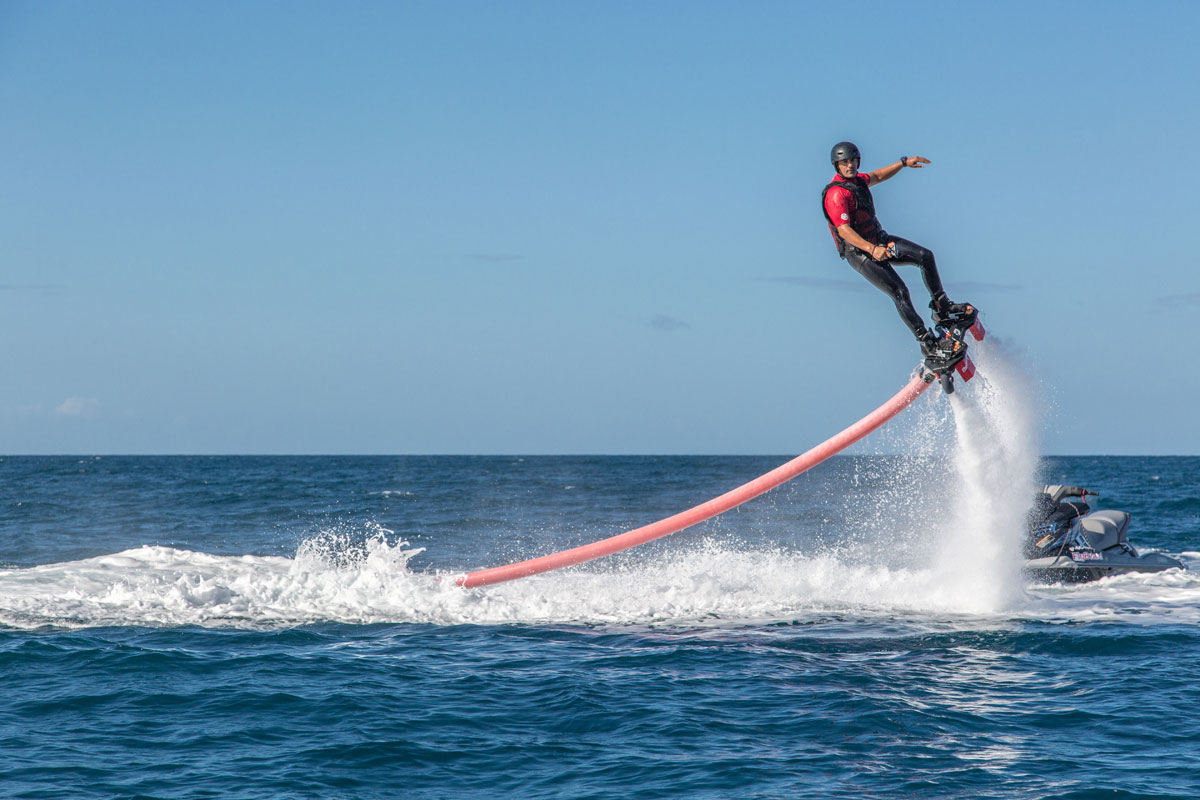 Cover for flyboard in Gran Canaria