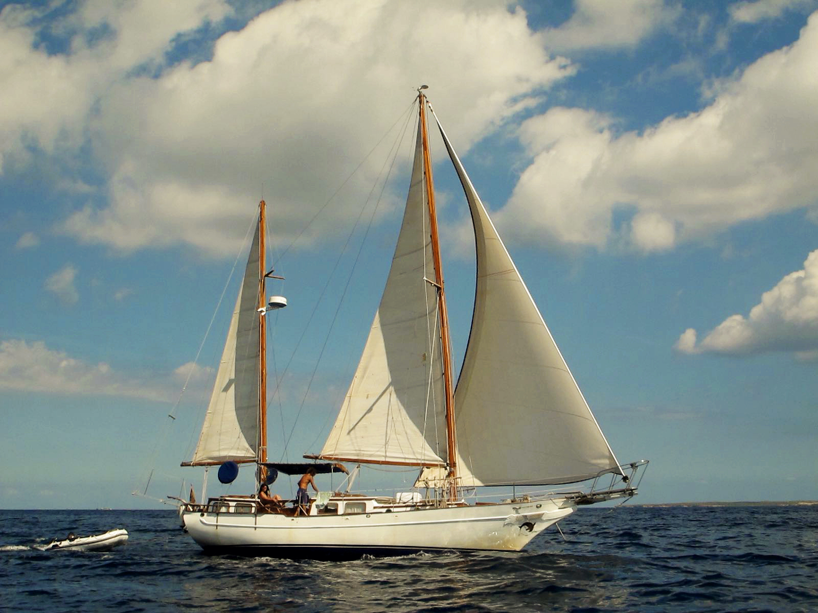 Cambrils classic sailing boat