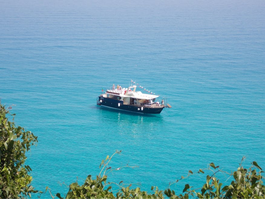 The boat in tropea