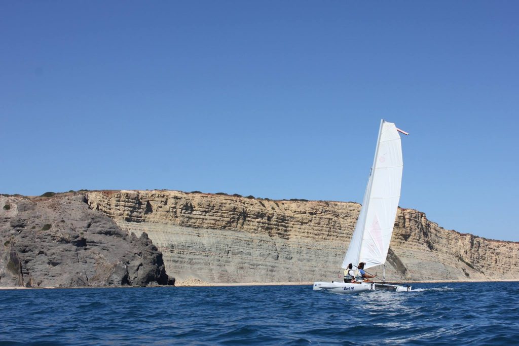 sailing in Praia da Luz