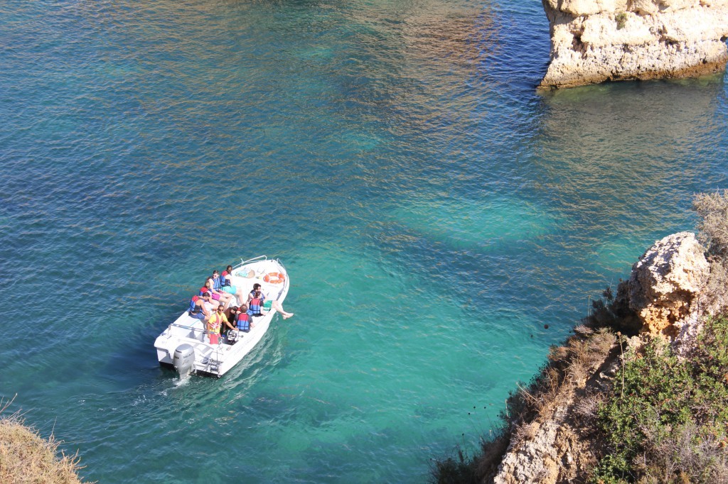 Grotto boat tour from Lagos Algarve Portugal