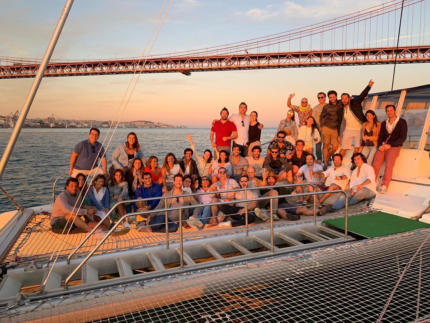 Bring all your friends together onboard in Lisbon