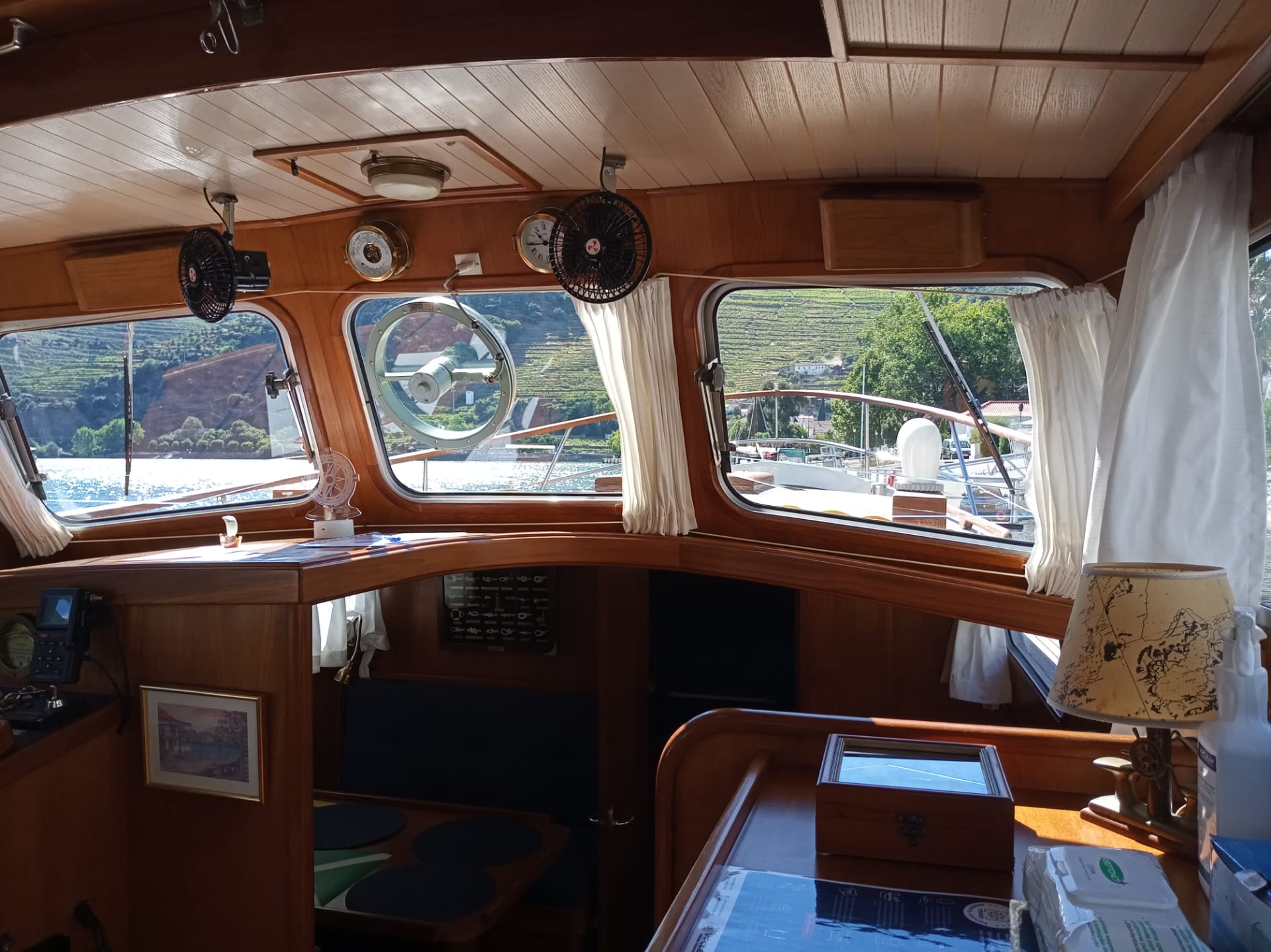 You can also enjoy the inside of the boat