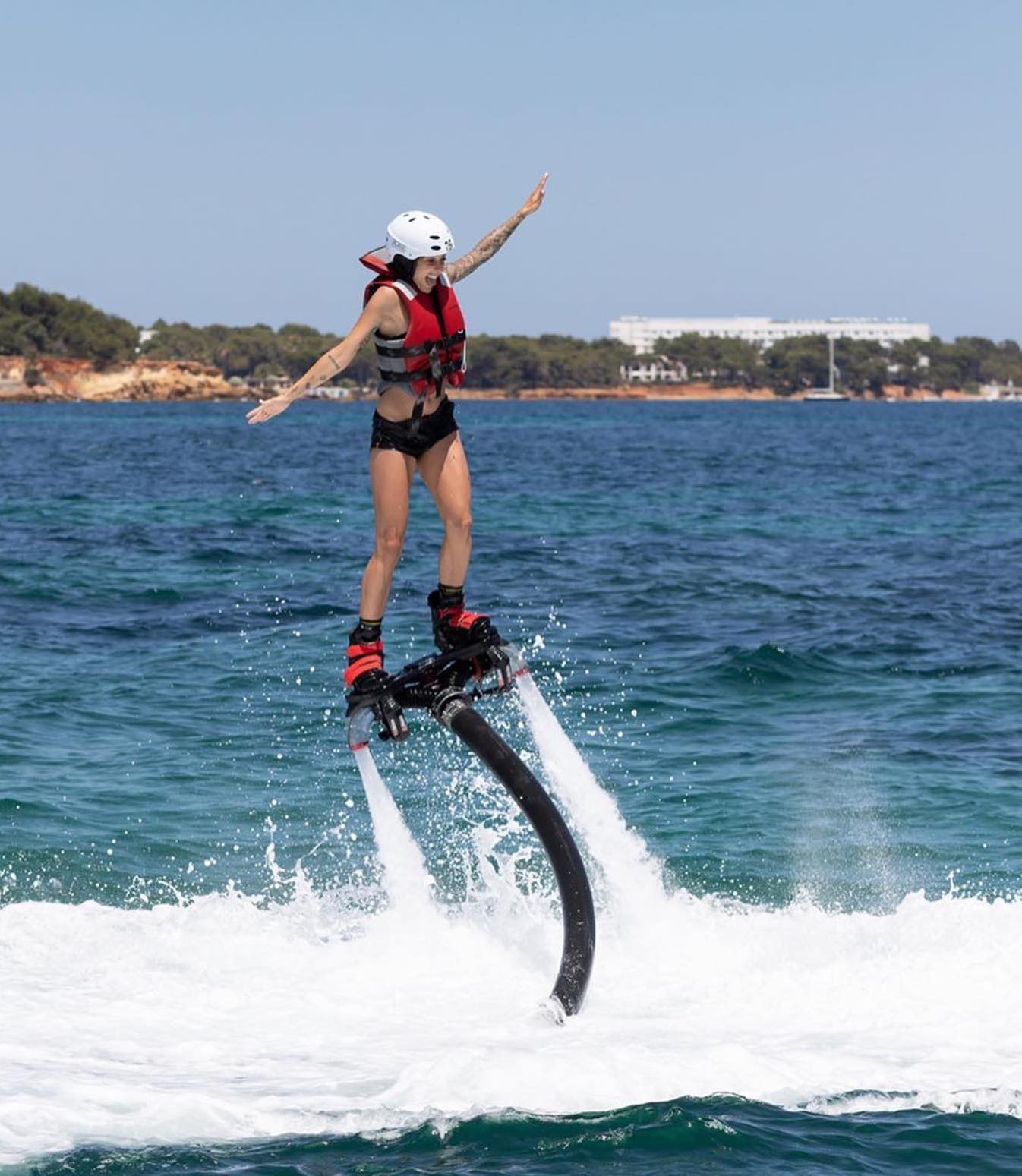 Have a lot of fun flyboarding in Ibiza