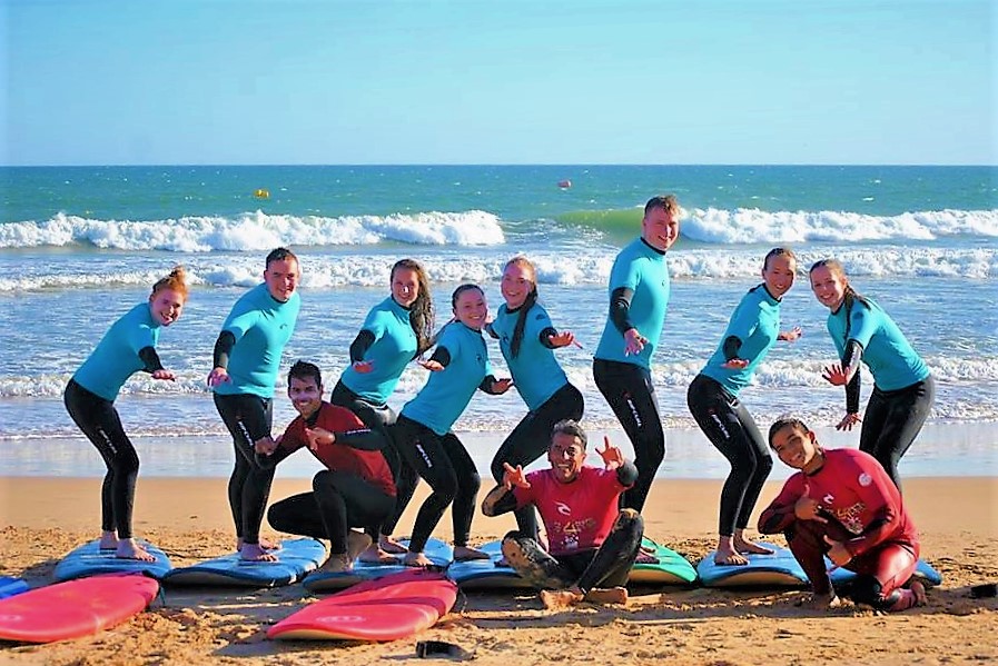 Surf fun in the Algarve