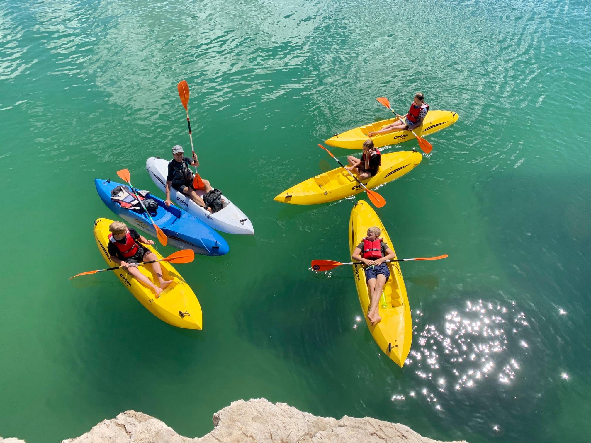 Kayaking is a lot of fun in Sintra
