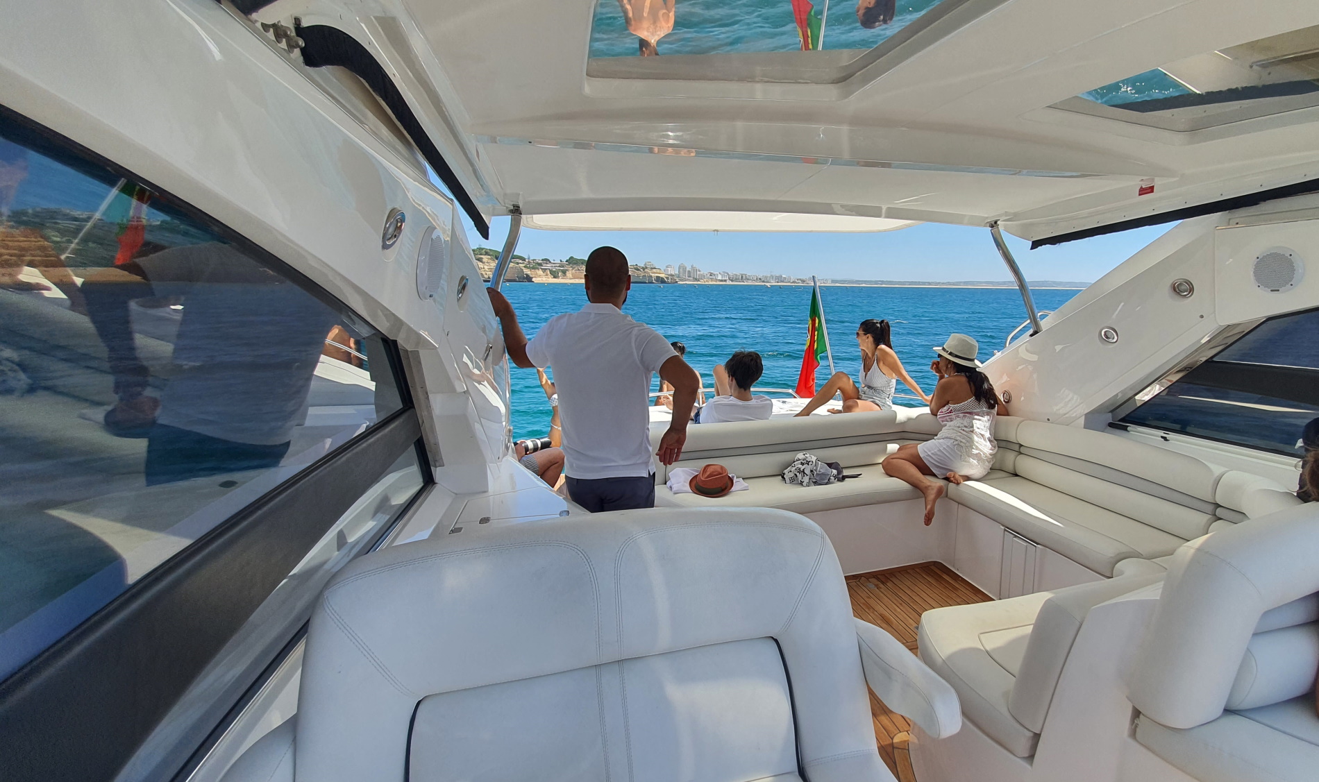 Enjoy the view from your yacht in Albufeira