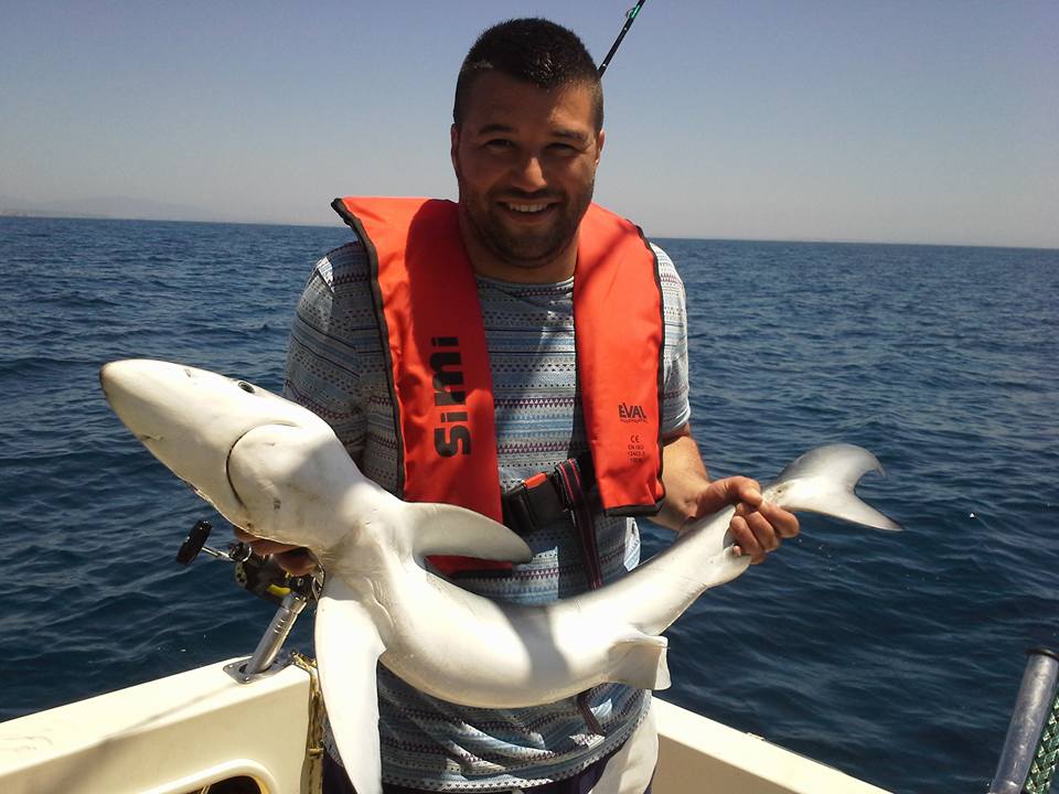 Shark fishing Alvor Portugal