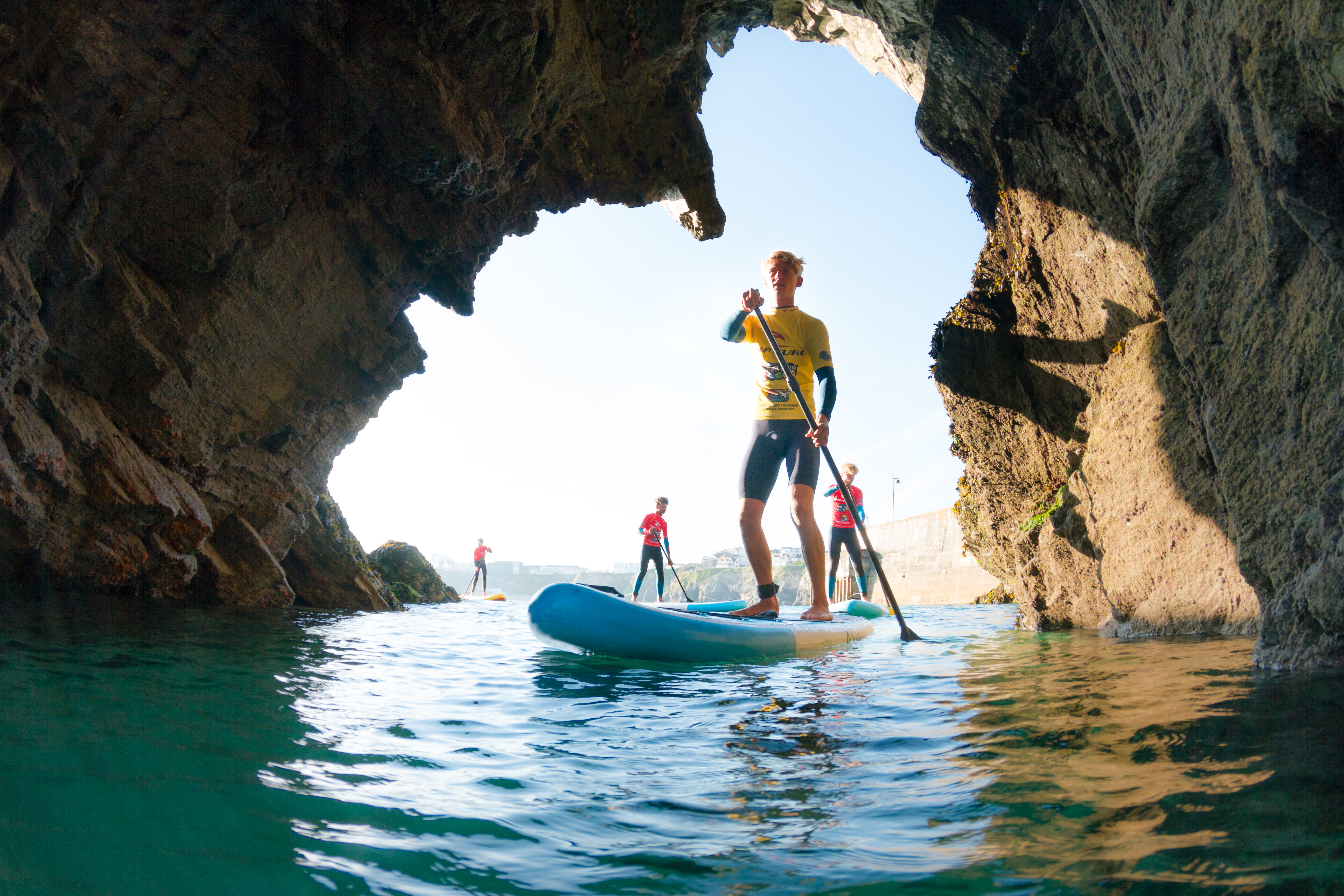 Stand-up paddle in Cornwall
