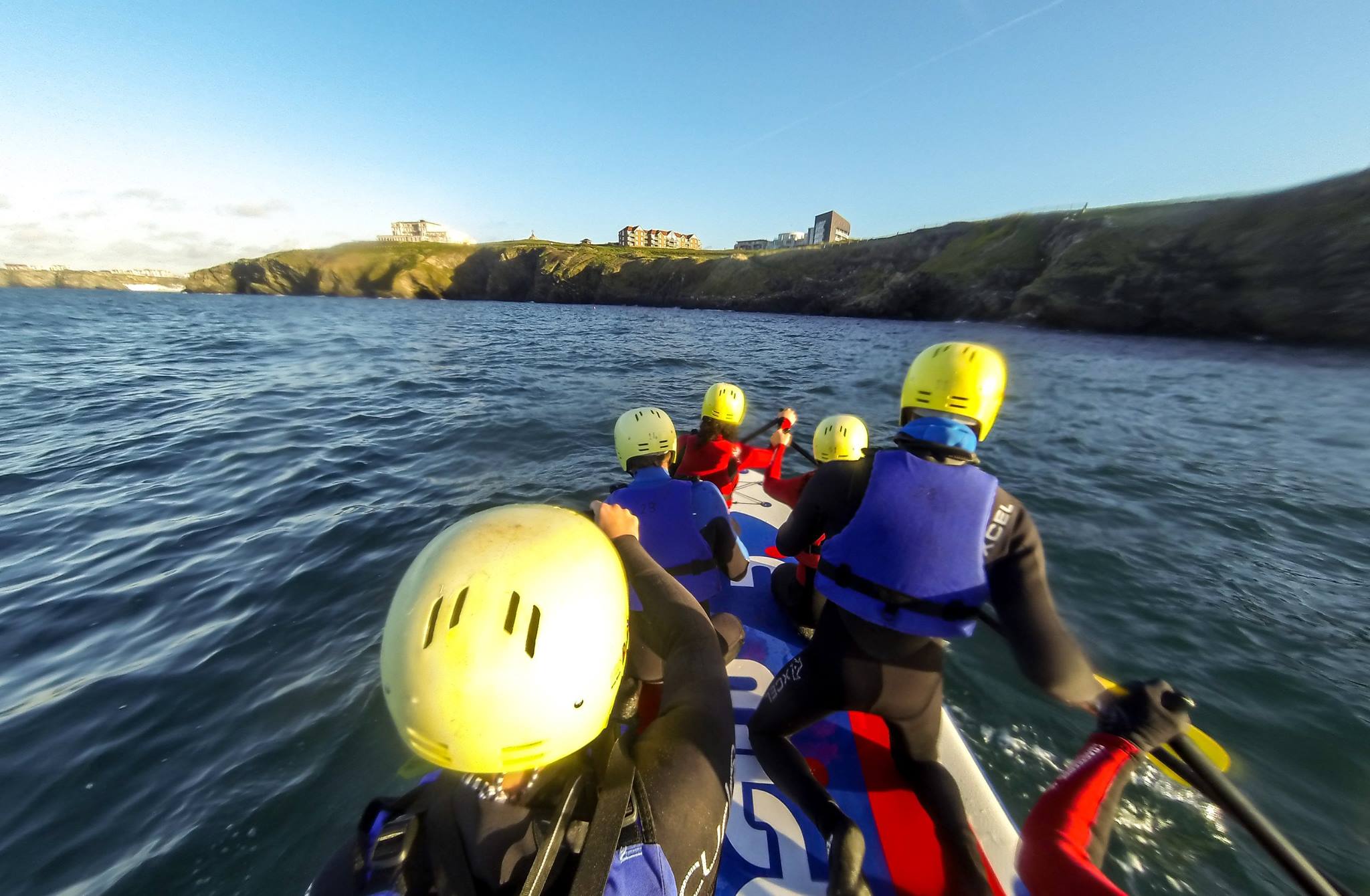 Giant SUP in Newquay and explore the coastline
