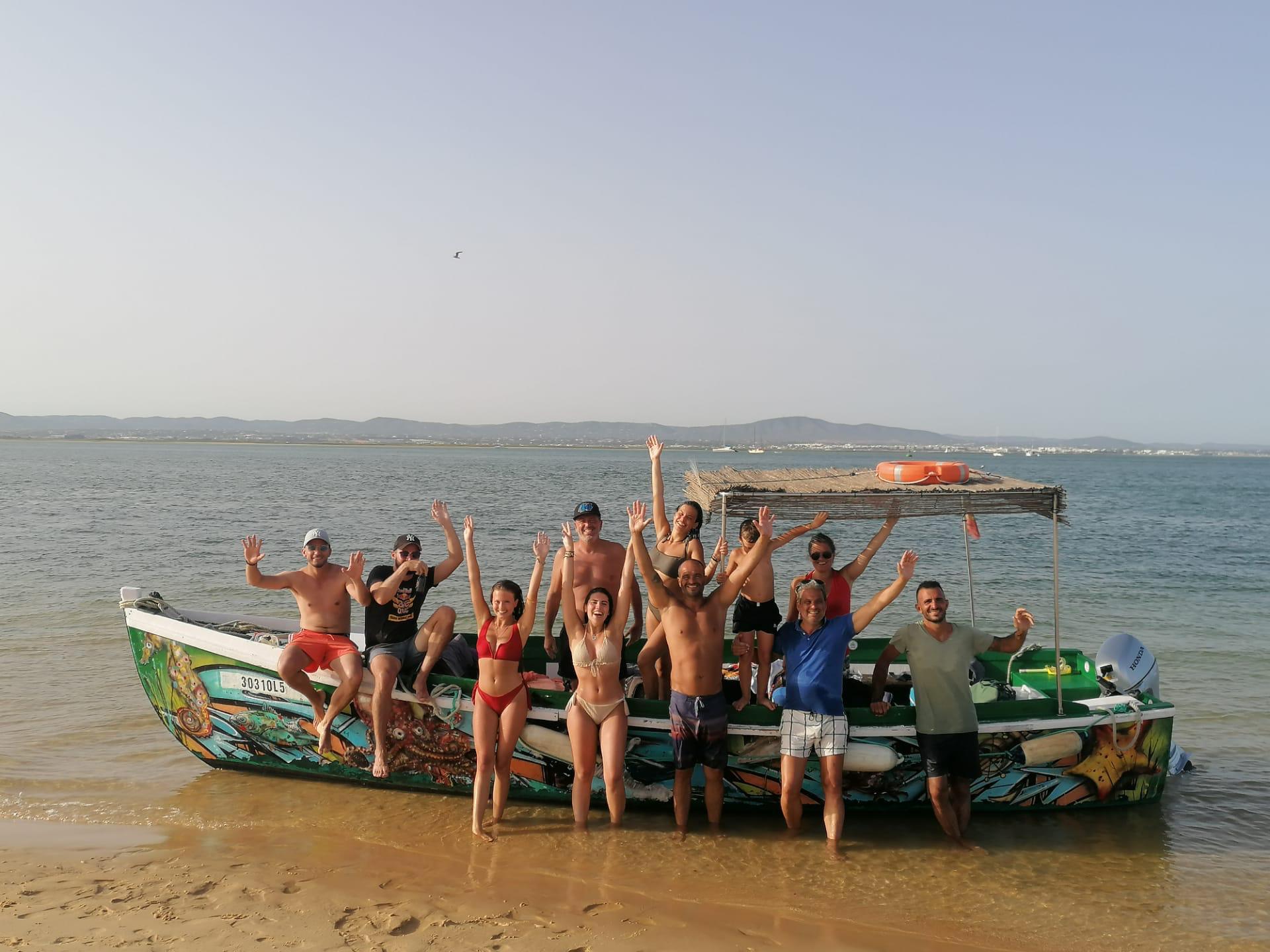 Olhão boat tour to 3 Ria Formosa Islands