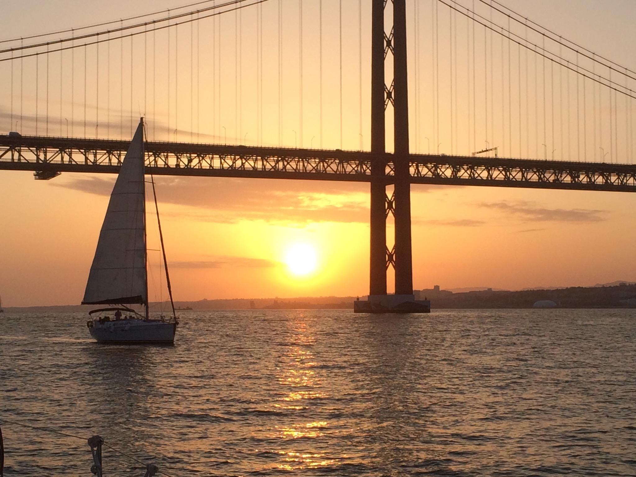 Enjoy a sunset in Lisbon on a private boat
