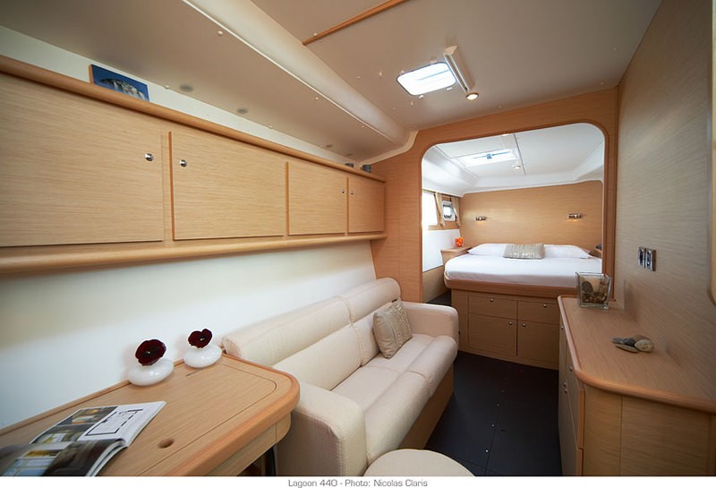 Lounge areas catamaran