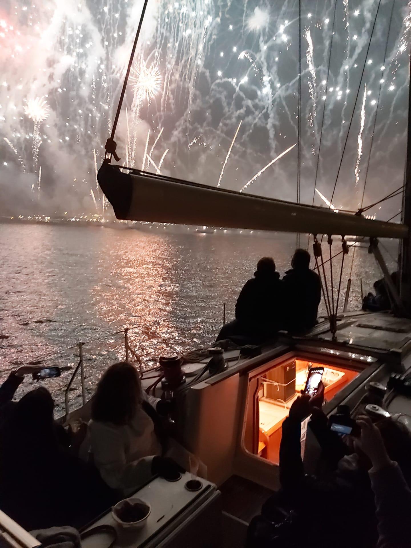 New Year's Eve on a boat