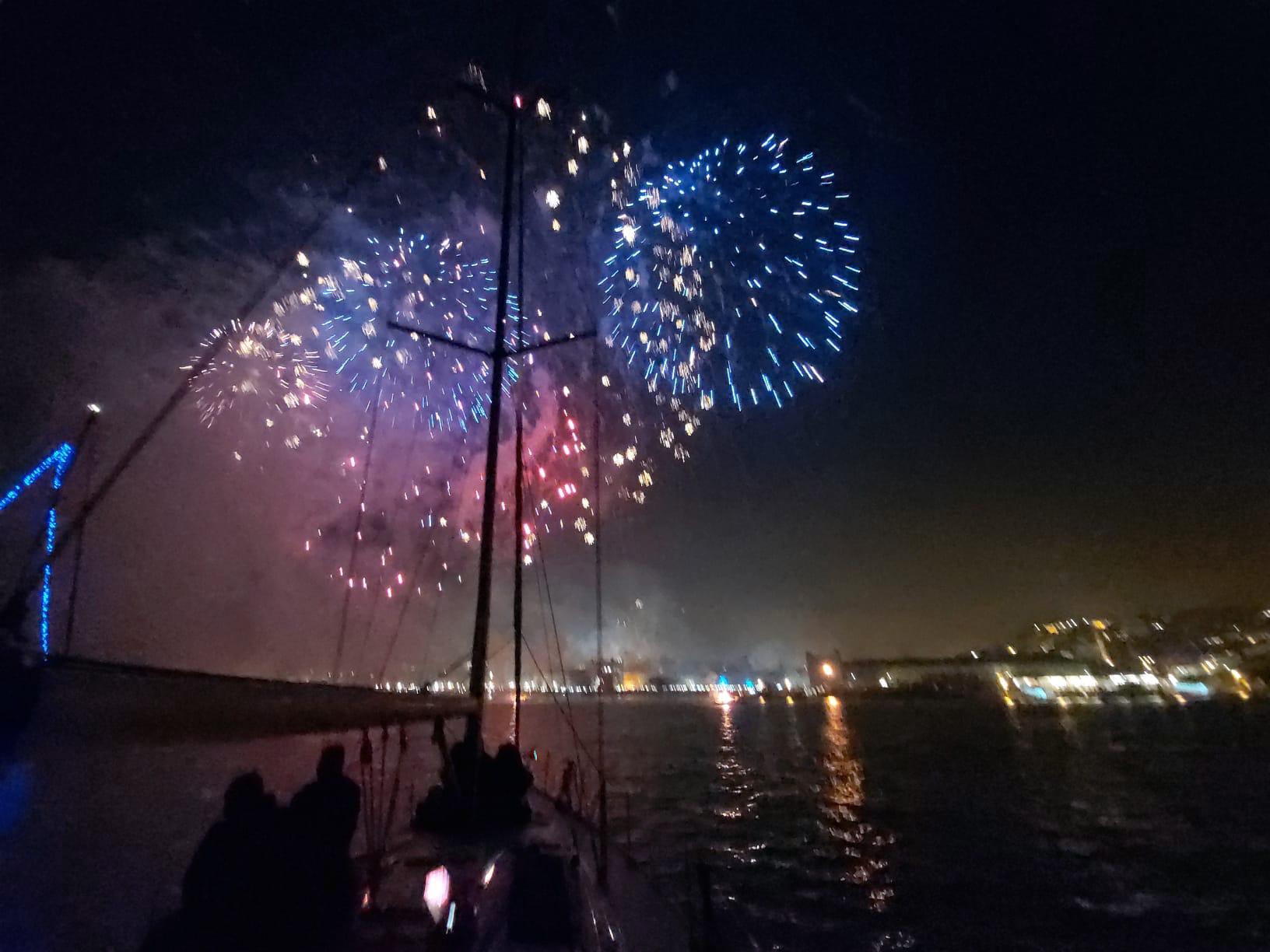 New Year's celebration in Lisbon