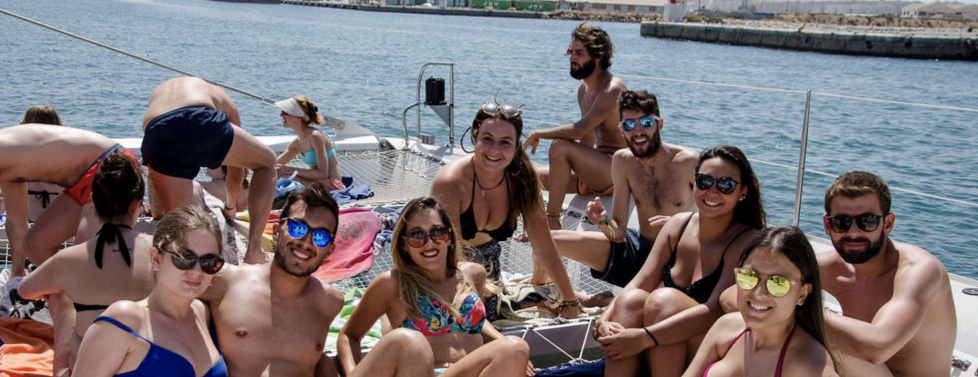 Alicante Party on a boat