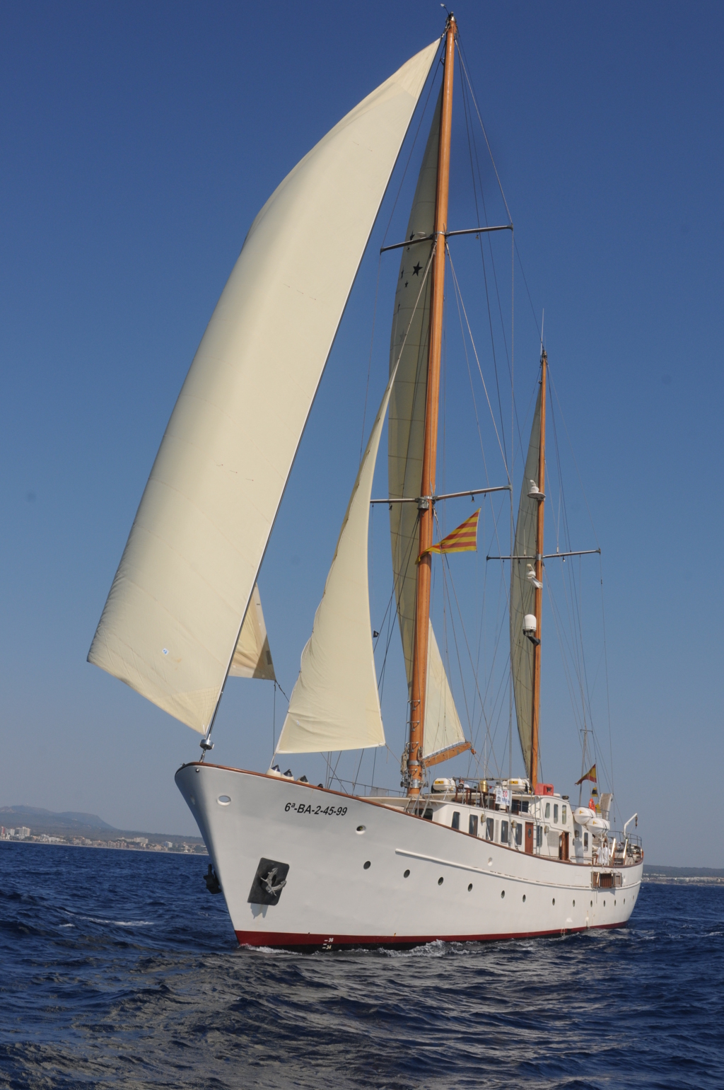 Classic sailboat Barcelona