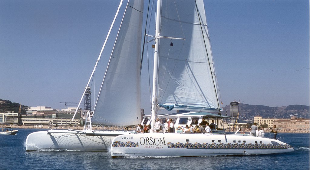 Catamaran Barcelona for large groups