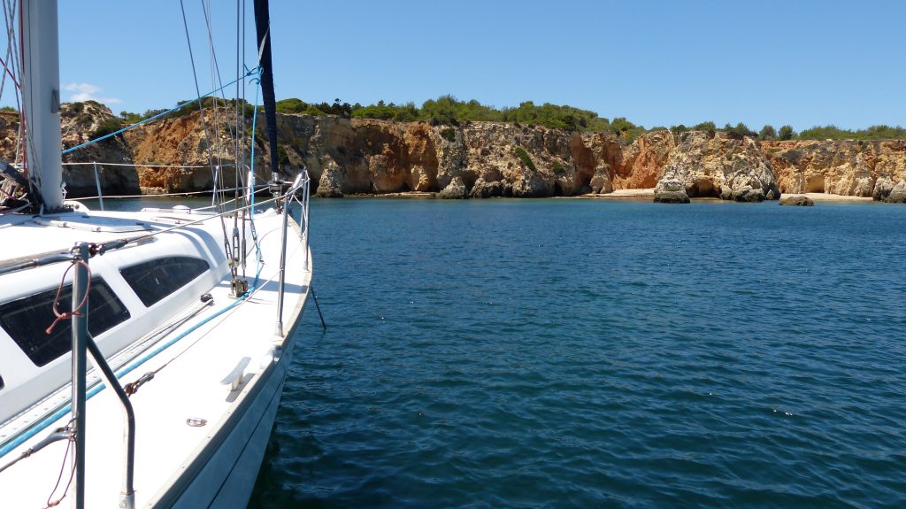 Sailing is a great way to explore the stunning coastline