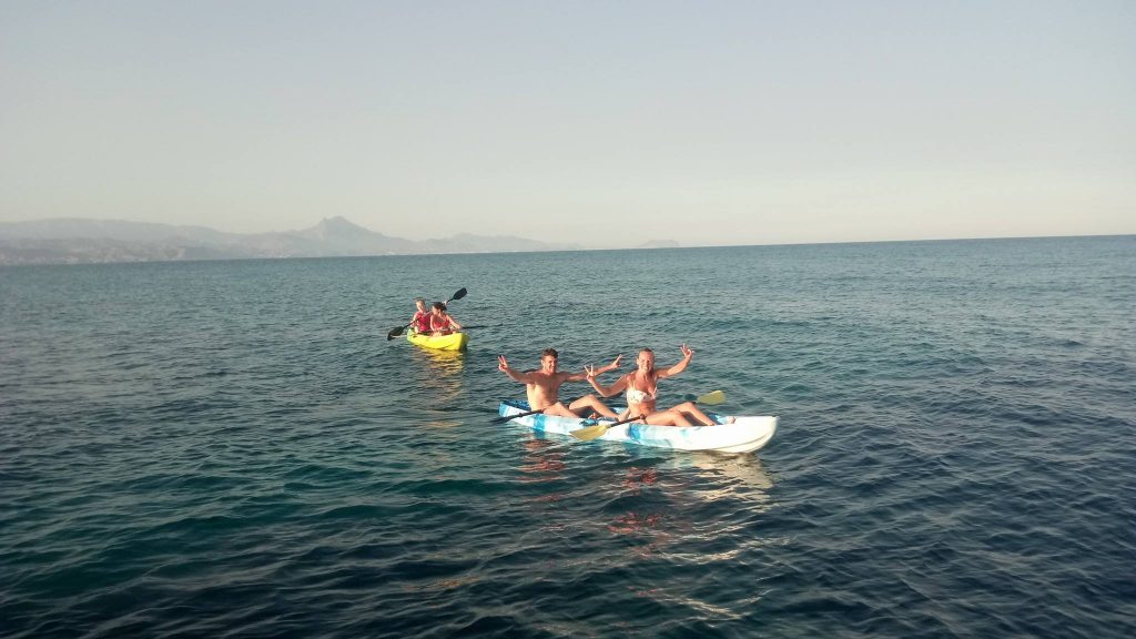 Kayak trip in Alicante
