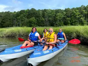 Tandem-Kajakverleih in Dewey Beach