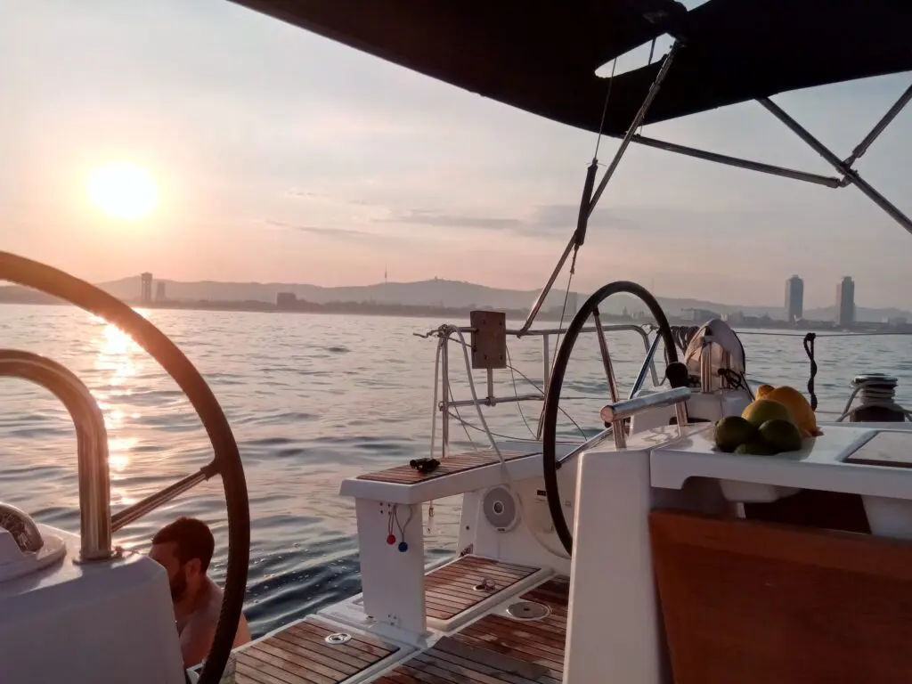 Sunset Tour on a Boat in Barcelona