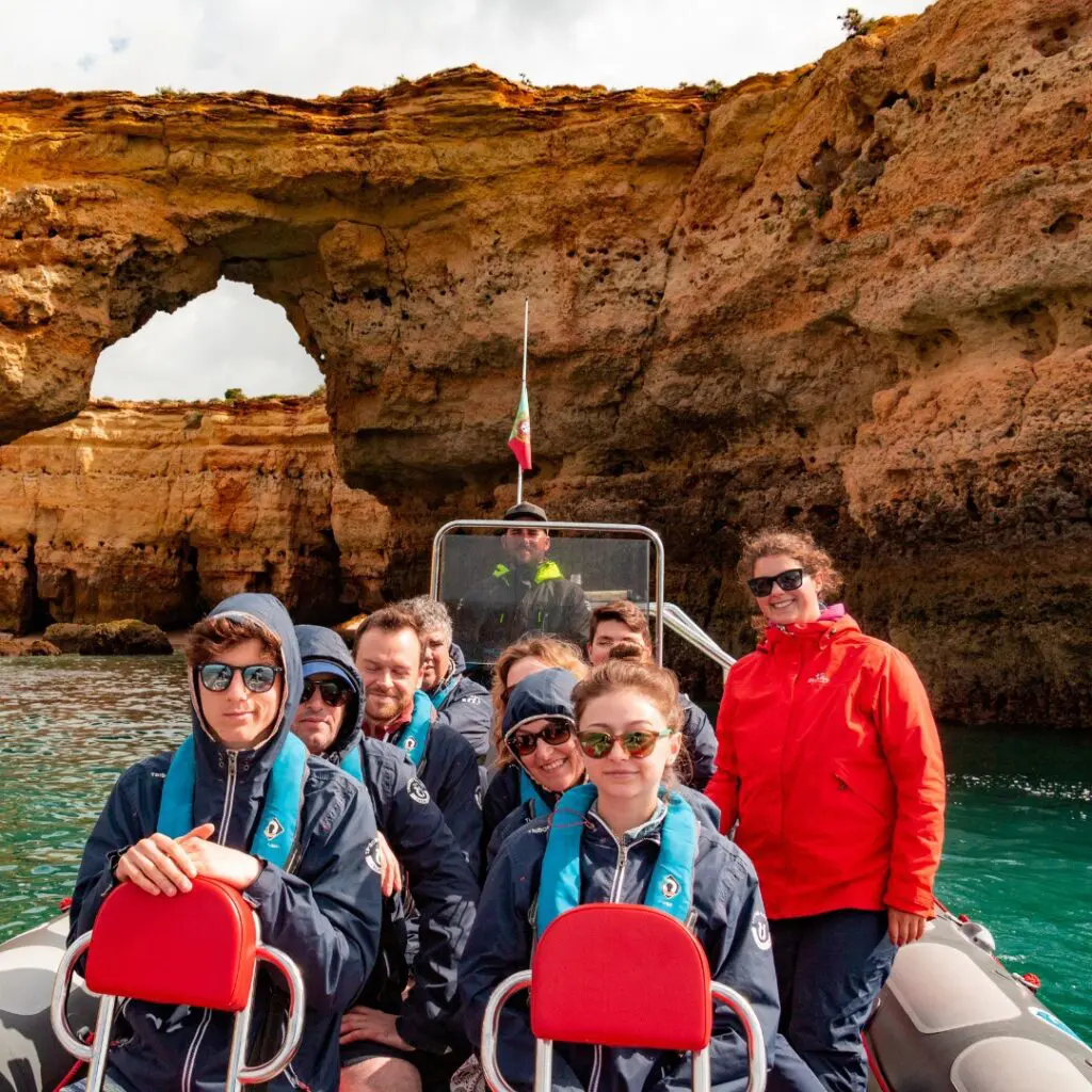 Caves and Dolphins Boat Tour in Albufeira