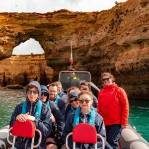 Höhlen und Delphine Bootstour in Albufeira