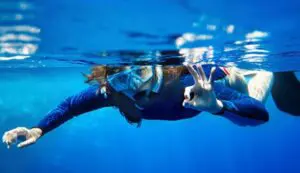 Snorkeling in the Ocean in Sesimbra