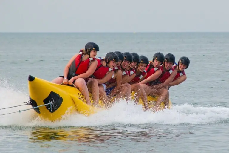 Bananenboot in Barcelona