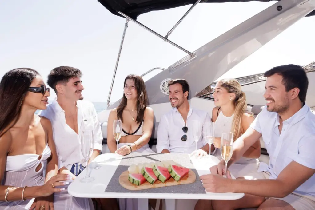 Friends on a Yacht in Vilamoura