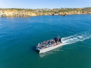 Albufeira: Dolphins and Benagil Cave Catamaran Tour