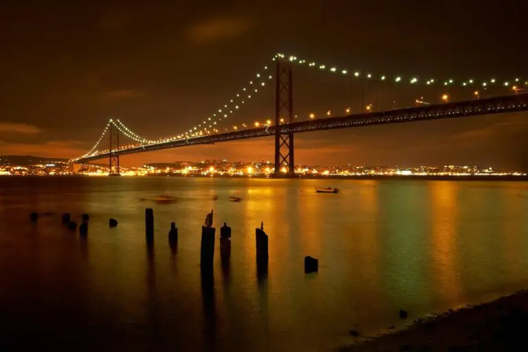 Lisbon Bridge Dark Sky
