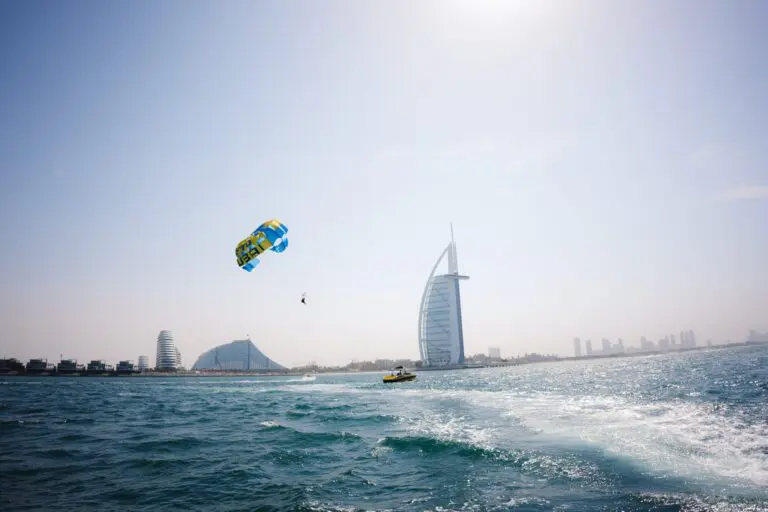 Dubai: Burj Al Arab View Parasailing Experience