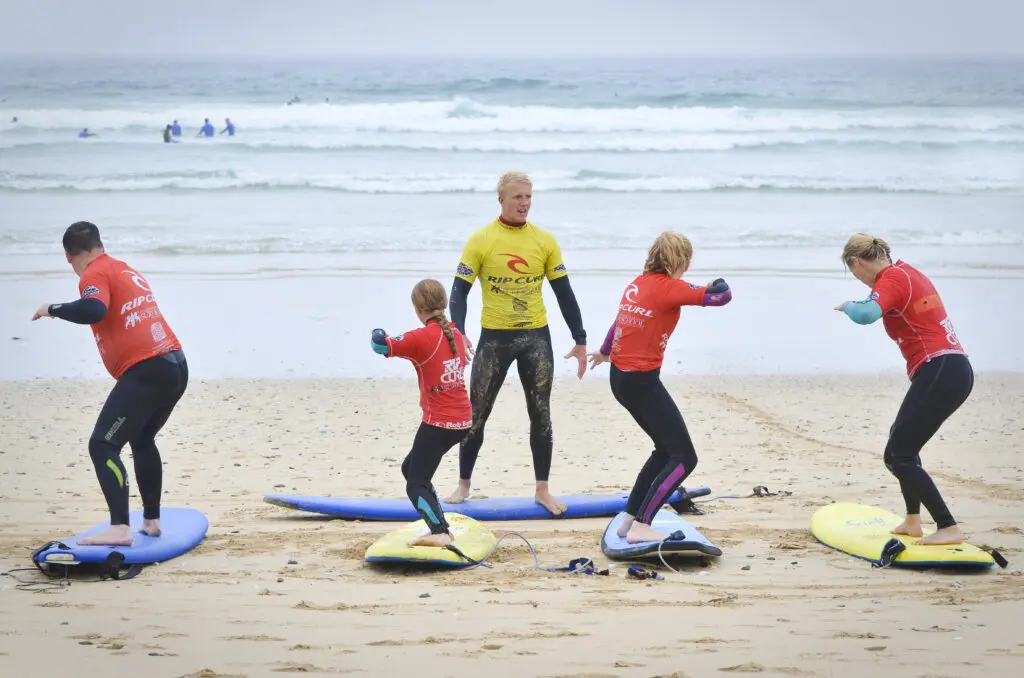 Newquay surfing lesson