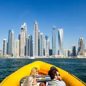 99 minutes Speedboat sightseeing tour in Dubai