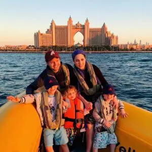 60 minutes sunset speedboat sightseeing tour in Dubai