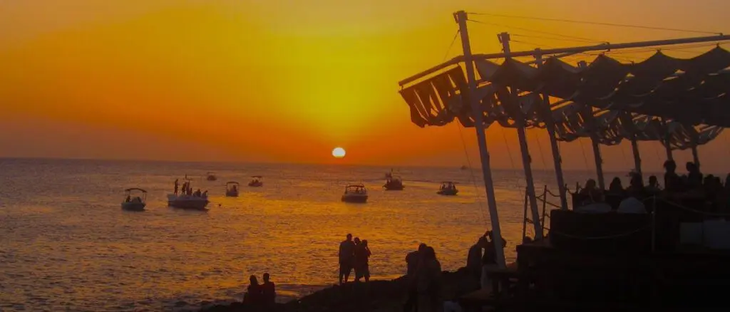 You can stay to sunset and enjoy stunning views