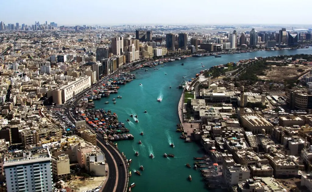 Along the Dubai Creek is where all the fishing was done from