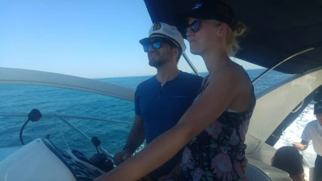 I also had the chance to feel like a captain!