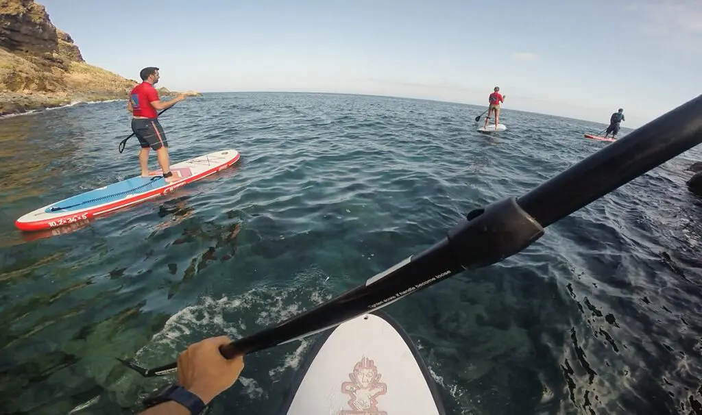 SUP is a very peaceful way to explore the coast of Madeira