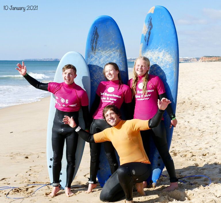 Kleingruppen-Surfkurs in Vilamoura