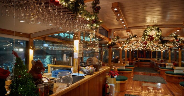 Crucero navideño de cacao y villancicos de Nueva York